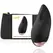 Coquette Chic Desire Crna/Zlatna Drop intimni sonični stimulator, 10 režima