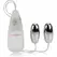 CalExotics Vibrating Bullets Silver Duo - Multi-Speed Stimulation Set