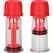 CalExotics COLT Nipple Suction Cups with Stimulating Wave System Red