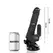 BASECOCK Black Vibrating Flexible Model 18.5cm Remote Control TPE