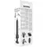 BASECOCK Black Vibrating Flexible Model 18.5cm Remote Control TPE