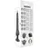 BASECOCK Articulable Remote-Control Model Black 18.5 cm x 4 cm