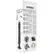 BASECOCK Vibrating Silicone Device 21cm Black with Wired Remote Control