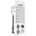 BASECOCK Remote-Controlled Vibrating Model Black 19.5 cm x 4 cm TPE