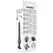 BASECOCK Remote Vibrating Model Black 19cm Flexible with Suction Cup