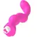 G-SPOT George Rechargeable Silicone Intimate Massager Pink 200mm