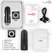 Moressa Nix Black Wireless Vibration System with Remote Control, 77x28mm