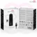 Moressa Nix Black Wireless Vibration System with Remote Control, 77x28mm