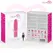 Moressa Ivy Travel Intimni Vibrator, Roze, Punjenje Silikon, 9 Režima