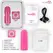 Moressa Ivy Travel Intimni Vibrator, Roze, Punjenje Silikon, 9 Režima