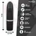 Moressa Ivy Kompaktni Punjivi Silikonski Vibrator Crni 90x22mm