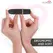 Moressa Ivy Kompaktni Punjivi Silikonski Vibrator Crni 90x22mm