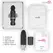 Moressa Ivy Kompaktni Punjivi Silikonski Vibrator Crni 90x22mm