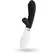 Glossy Jackson Rabbit Crni Silikonski Masažer sa Dva Motora 12cm