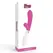 Glossy Jackson Rabbit Roze Silikonski Masažer Dva Motora 12cm