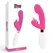 Glossy Elvi Roze Silikonski Intimni Uređaj sa Dva Motora 10 Režima 12cm