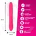Moressa Somer Premium Silikonski Intimni Uređaj sa Više Rotacija 28cm Roze