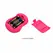Baile Butterfly Strap-On Intimate System with Remote Control, TPR, Black