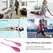 LESLIE Kegel Fit Set - 6 Tegova Za Vežbanje Mišića Karlice, Silikon