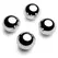Metal Hard Magnetne Čelične Kugle 10mm - Set od 2 Precizne Sfere