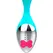 HAPPY LOKY Mini Fun Vibrator Tirkizni USB Punjiv Vodootporan 19.5cm