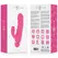 Intense Crass 20-Speed Silicone System Pink 17.5cm Ergonomic Design