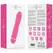 Intense Airon 20-Speed Silicone Intimate Massager Pink 18cm Waterproof