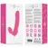 Intense Sugar Silicone Intimate Massager 7 Modes Fuchsia 17.5cm