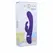 INTENSE Hilari Ljubičasti Silikonski Luxe Dvomotorni Fleksibilni Vibrator 18.9cm