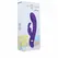 Intense Susy Silicone Rabbit Ljubičasti Oscilirajući Dvostruki Motor Vibrator 18.8cm