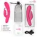 Moressa Telmo Premium Silikonski Punjivi Dvostruki Vibrator 19.5cm