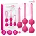 Moressa Osian Set Premium Silikonski Roze - Trojni Trening Dna Karlice