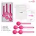 Moressa Osian Set Premium Silikonski Roze - Trojni Trening Dna Karlice