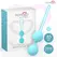 Moressa Osian Three Premium Tirkizni - Silikonski Trening Set za Karlicu 85g