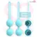 Moressa Osian Three Premium Tirkizni - Silikonski Trening Set za Karlicu 85g