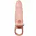 Baile Brave Man Intimate Extension with Dual Stimulation, Flesh, 16.5 cm