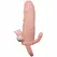 Baile Brave Man Intimate Extension with Dual Stimulation, Flesh, 16.5 cm