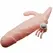 Baile Brave Man Intimate Extension with Dual Stimulation, Flesh, 16.5 cm