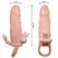 Baile Brave Man Intimate Extension with Dual Stimulation, Flesh, 16.5 cm