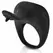 Pretty Love Thimble Black Silicone Vibrating Ring - Adjustable System
