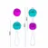 Pretty Love Flirtation Deluxe Kegel Set Kuglica Silikon 30g/40g Roze
