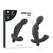 Addicted Toys Prostate Massager Silicone Vibe Black 15x9cm Waterproof