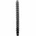 All Black Mega Ripple Silicone Hygiene System 28.5 cm - Flexible Adapter
