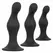 CalExotics Silicone Anal Ripple Kit - 3-Piece Graduated Set with Suction Base