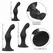 CalExotics Silicone Anal Ripple Kit - 3-Piece Graduated Set with Suction Base