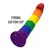 MYTHOLOGY Devon Pride Intimna mašina L - Premium silikon, Pride boje
