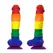 MYTHOLOGY Corey Pride L Silikonski fantazijski uređaj usisna baza Rainbow