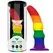 MYTHOLOGY Kuno Pride M - Vibrirajući silikonski fantazijski model, Pride boje