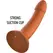 MYTHOLOGY Rune Royal Intimni fantazijski model M Zlatni silikon 17cm