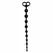 INTENSE Jaiden Silicone Intimate Beads Black 34cm Hypoallergenic